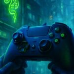Razer Wolverine V4 Pro controller showing capacitive thumbsticks and magnetic back buttons