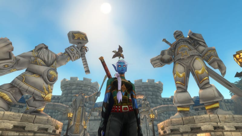 A Blizzard feltárja a WoW Classic Plus 2 tervezési pilléreit World of Warcraft Classic karakter a Stormwindben, a WoW Classic Plus tervezési filozófiáját képviselve