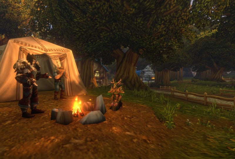 World of Warcraft Classic character standing in Stormwind, representing the WoW Classic Plus design philosophy