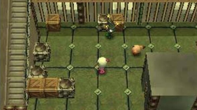 Bomberman átsétál a csempézett padlón a Bomberman 64: The Second Attack című filmben!