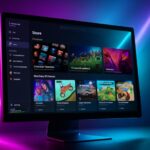 Xodus Nexus launcher interface showing an Xbox Game Pass library running on SteamOS