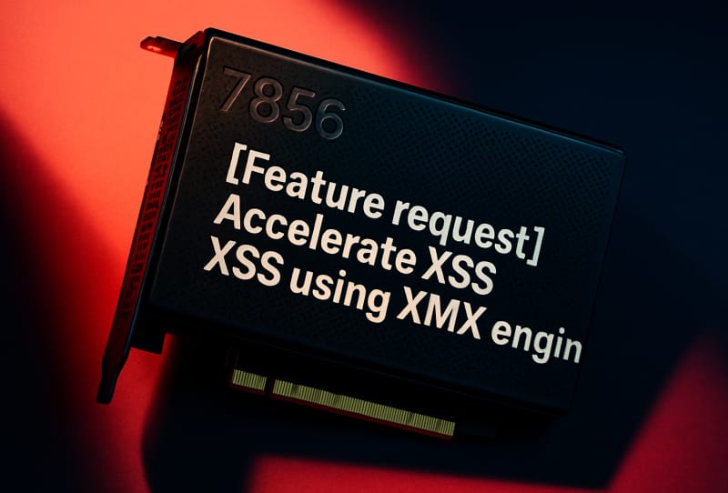 Intel Arc graphics card illustrating XeSS Proton support for Linux gaming