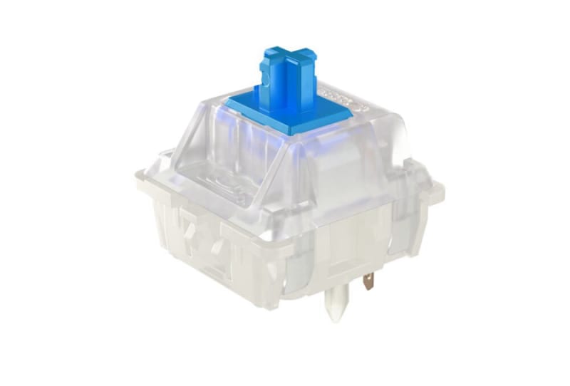 Cherry MX Illuma switches shown with integrated RGB lenses and redesigned housings