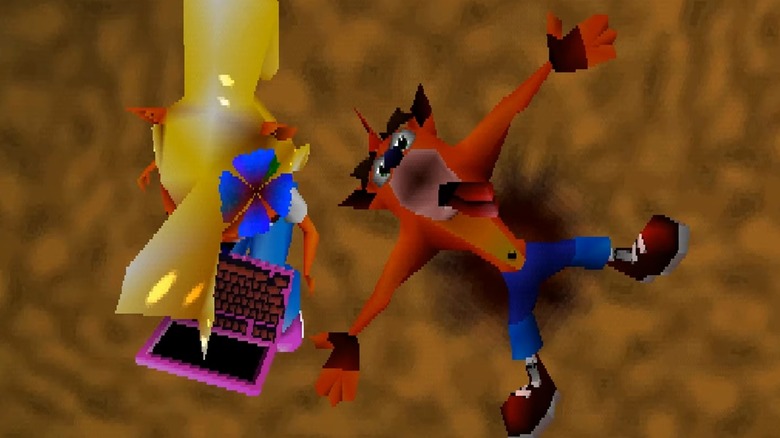Coco és Crash a Crash Bandicoot 2 nyitó jelenetében
