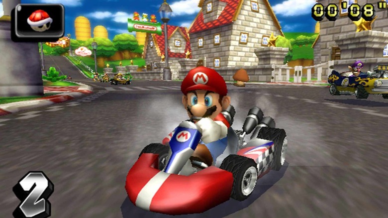 Mario sarkon fordul a Mario Kart Wii-ben