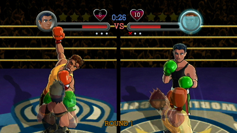 A Little Mac egy játékos által irányított ellenféllel néz szembe Punch-Outban!! (2009)