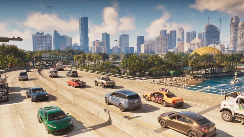 Autóval teli autópálya Leonidában a GTA 6-ban