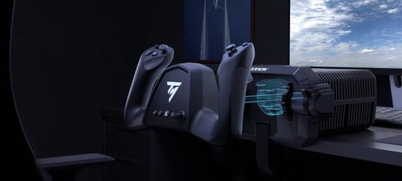 Thrustmaster TCA Sky Yoke repülésvezérlő fojtószelep- és kormányvezérlőkkel