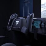Thrustmaster TCA Sky Yoke flight controller with throttle and rudder controls