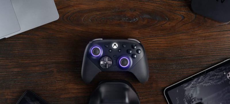 8BitDo Ultimate 3E vezérlő moduláris ABXY gombokkal és töltődokkolóval