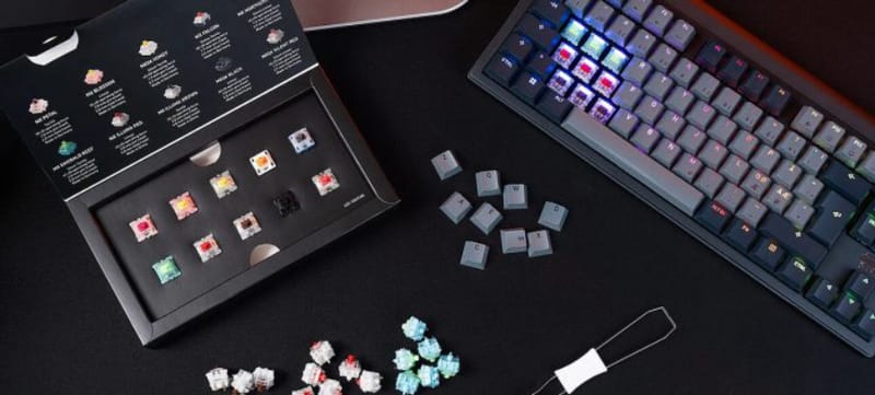 A Cherry felfrissíti kapcsolókínálatát az MX Illuma és az Emerald Reef 1 segítségével Cherry MX Illuma kapcsolók beépített RGB objektívekkel és újratervezett házzal