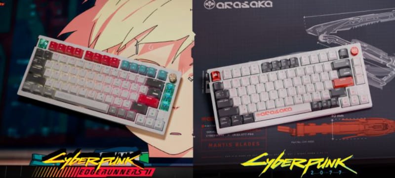 A Corsair bemutatta az új Cyberpunk Peripheral Collection 1-et Corsair Cyberpunk perifériagyűjtemény fehér billentyűzettel, egérrel és fejhallgatóval