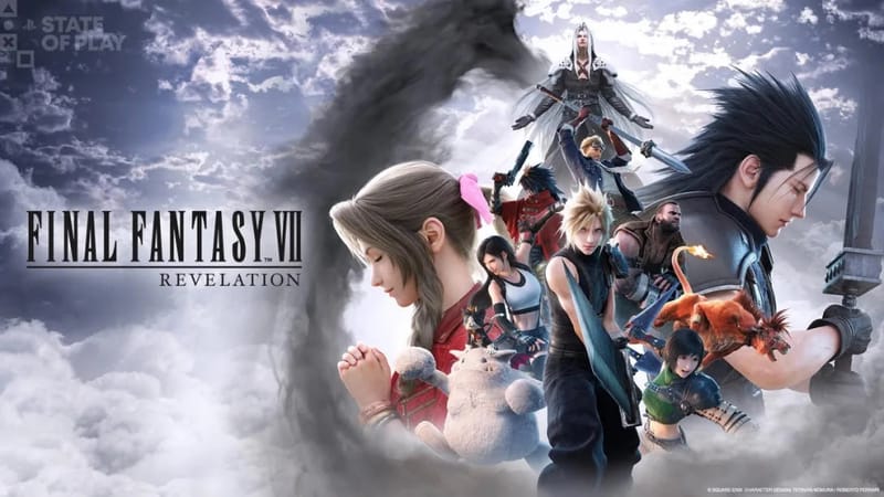 A Final Fantasy 7 Revelation dobozos fizikai kiadásának borítója