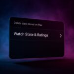 Plex app showing a movie library with watched and unwatched title markers
