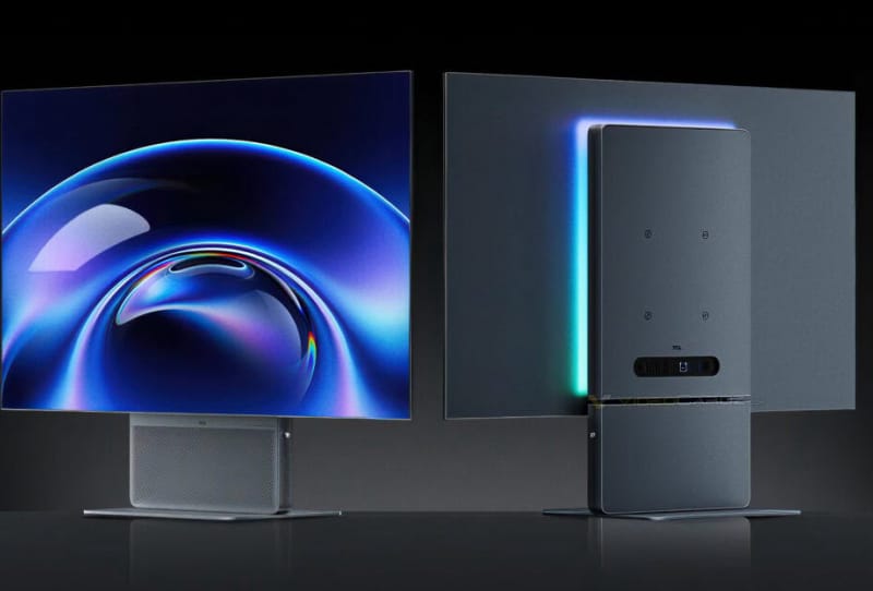 Large OLED gaming monitor representing TCL