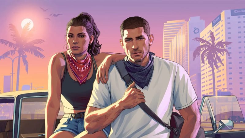 Xbox-vezérlő egy képernyő mellett, amely a GTA 6 felhőalapú streamelését mutatja PC-n